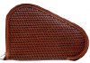 3D Belt Company PI201 Tan Pistol Case with Basket Weave Embossed Leather